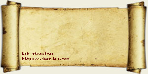 Jasmina Binić vizit kartica